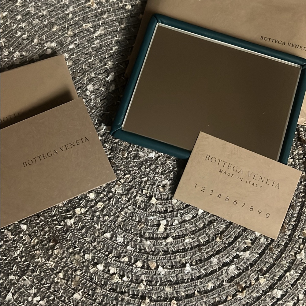 Bottega Veneta Compact Mirror with green Frame